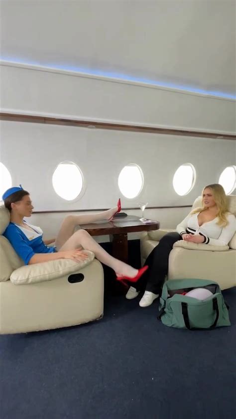 Hot Flight Attendants First Class Sexy Play