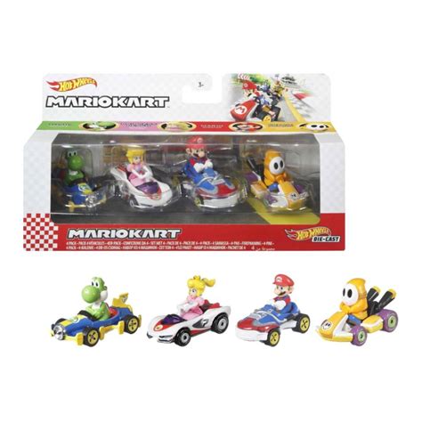 Hot Wheels Mario Kart Pack Vehiculos Modelo A Pokeperu Store