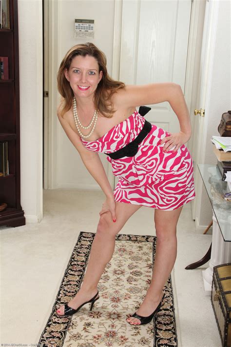 Sexy Milf Sally Jones Shows Her Sweet Small Tits And Her Shaved Pussy Coedcherry