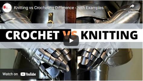 Knitting Vs Crochet Ultimate Guide Learn The Difference