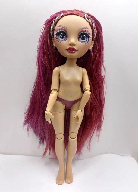 RAINBOW HIGH SERIES 4 Mila Berrymore Nude Doll Burgundy Red 10 68 PicClick UK
