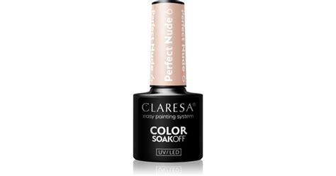 Claresa SoakOff UV LED Color Perfect Nude gelový lak na nehty notino cz