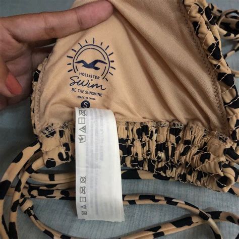 Tiger Print Bikini Top Women S Fashion Swimwear Bikinis Swimsuits On Carousell