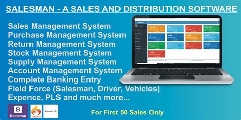 Salesman Sales And Distribution Software By Ezshop Codester