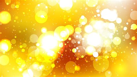 Orange Yellow And White Bokeh Defocused Lights Background Ai Eps Vector