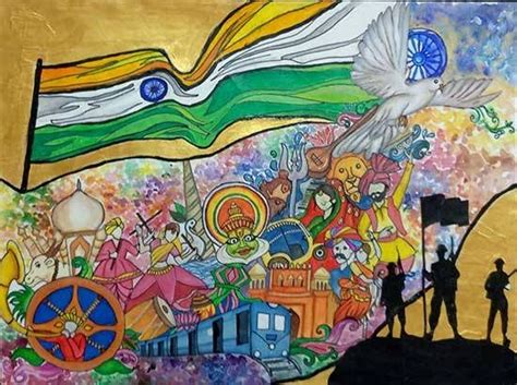 The National Anthem Painting By Vrinda Garg