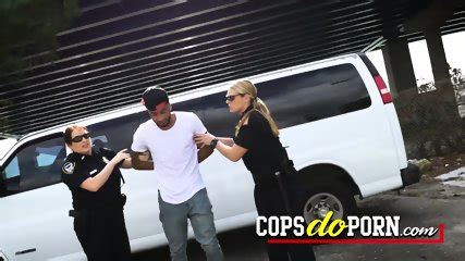 Group Of Horny Female Cops Take Strip And Fuck Their Hansdome Criminal