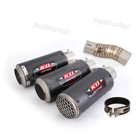 For Cf Moto Sr Exhaust Link Pipe Slip On Mm Mufflers Tip