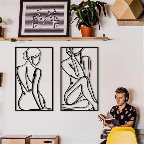 Gold Female Body Metal Wall Art Nude Women Body Wall Art Etsy