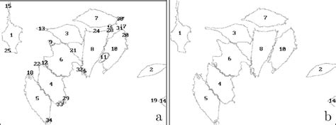 Result of the initial segmentation process is shown in (a). Some ...