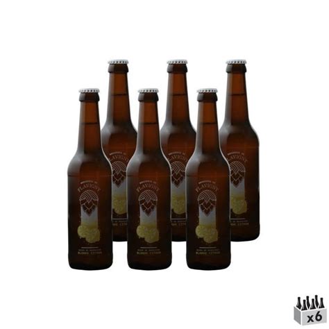 Bière de Bourgogne Blonde Citron Brasserie de Flavigny Lot de 6x33cl Bière d origine