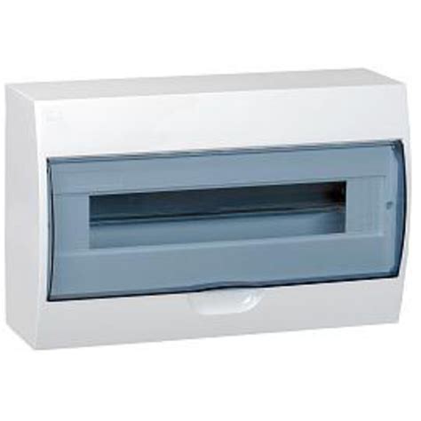 Бокс навесной, пластик, ИЭК, ЩРН-П-18, MKP12-N-18-40-10, 18 модулей ...