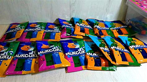 Миксики Лента - открываем 15 пакетиков - YouTube