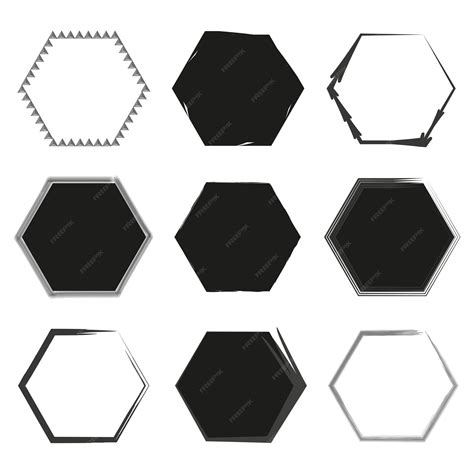 Premium Vector | Collection of hexagonal shapes perfect for modern ...