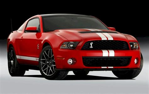 Race Red 2011 Ford Mustang Shelby Gt 500 Coupe