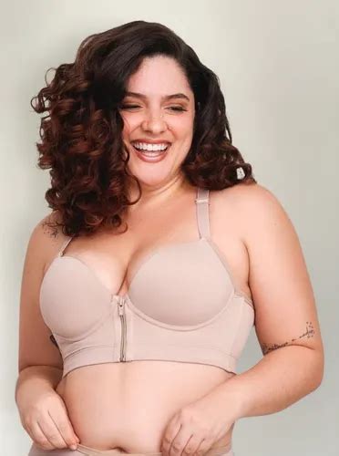 Suti Fecho Frontal Z Per Plus Size Vi Lingerie Mercadolivre