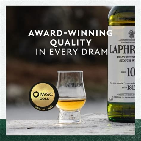 Laphroaig 10 Year Old Islay Single Malt Scotch Whisky 750 Ml Kroger