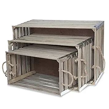 Homemade Reclaimed Wood Pallet Crates DIY Project - The Homestead Survival
