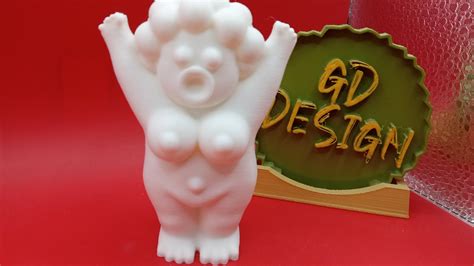 Nude Blow Up Doll Figure STL File For 3D PrintingCults