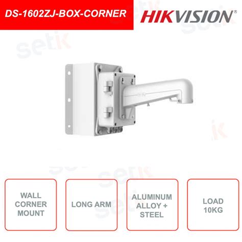 DS 1602ZJ BOX CORNER HIKVISION Long Arm Corner Support For Speed