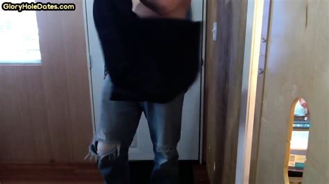 Gloryhole Amateur BJ DILF Facial Jizzed After Cocksucking