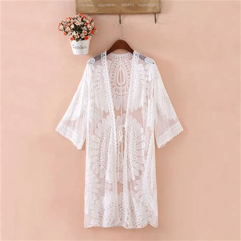 Tunika Bikini Cover Up F R Frauen Spitze Sommer Sonne Strand Spargut