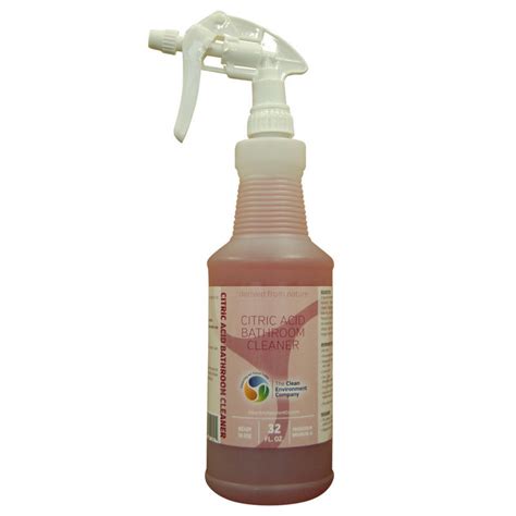 Citric Acid Bathroom Cleaner – Clean Environment Company