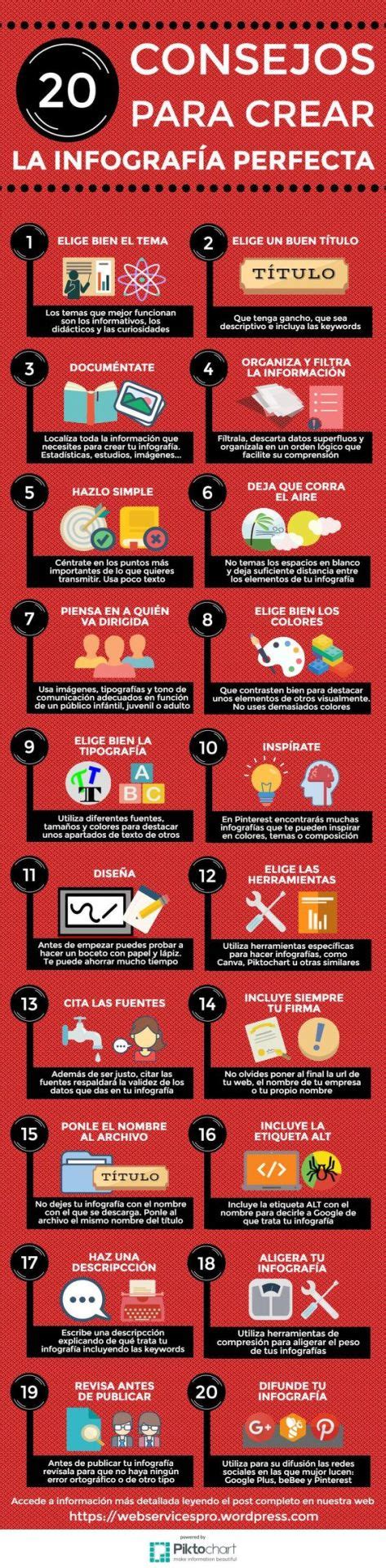 20 Consejos Para Crear La Infografía Perfecta En Cadabullos