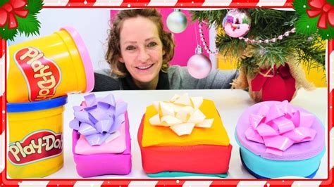 Hamur oyunları Yılbaşı için Play doh hediye paketi yapalım Çocuk