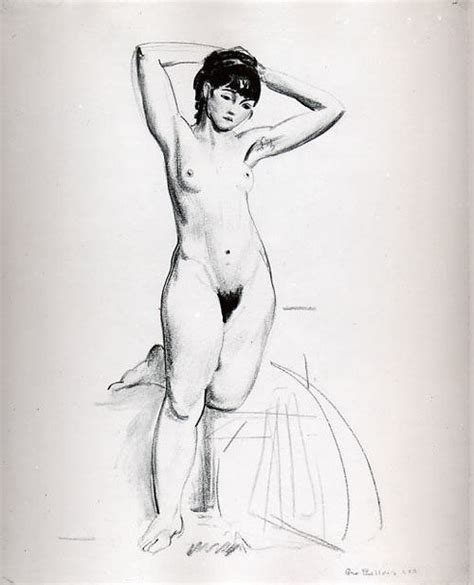 Reproducciones De Arte Del Museo Standing Nude De George Wesley Bellows