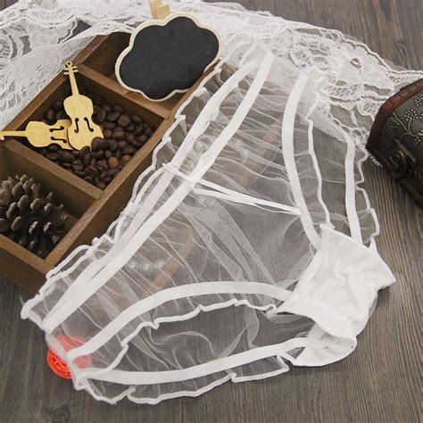 Hot Sale Women Sexy Panties Lace Thongs Ultra Thin Mesh Transparent