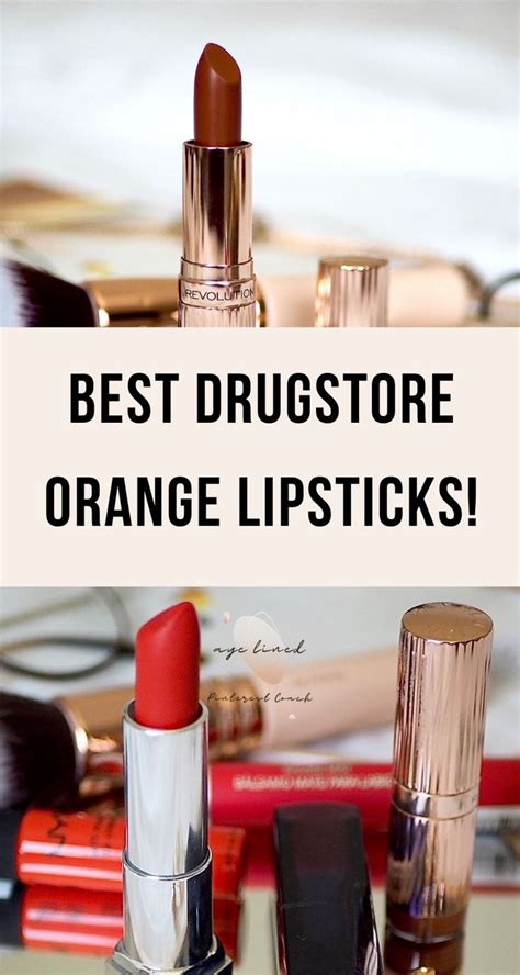 Best Budgetdrugstore Orange Lipsticks For Fall