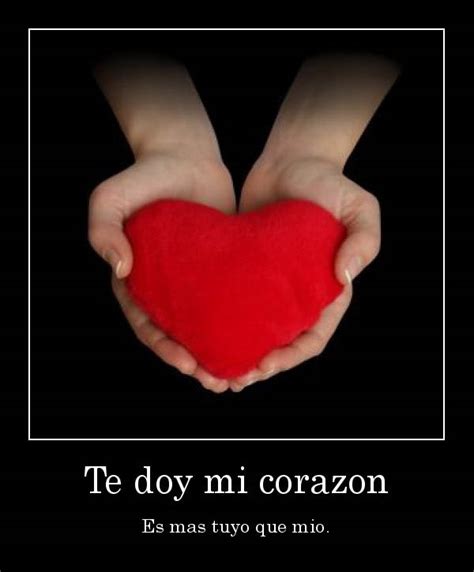 Imágenes de amor con frases te doy mi corazón Imagenes de amor gratis