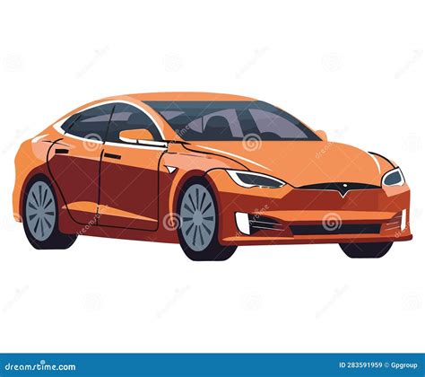 Shiny luxury car design stock vector. Illustration of motor - 283591959