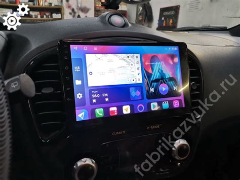 Установка Андроид магнитолы в Nissan Juke | Фабрика Звука