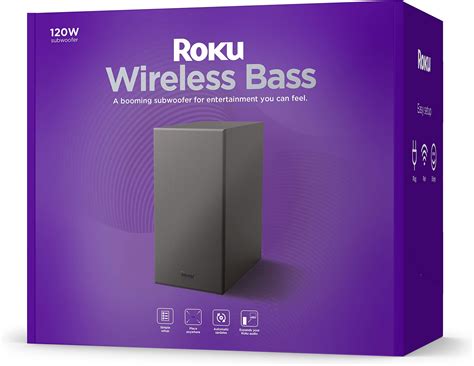 Roku Wireless Speakers For Roku Streambars Or Roku Tv