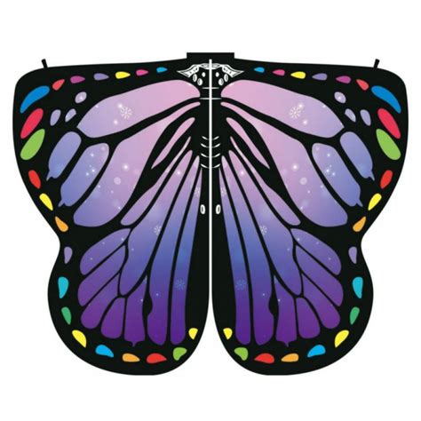 Butterfly Wing Costume Fairy Wing Halloween Costumes Dress Up Shawl 67