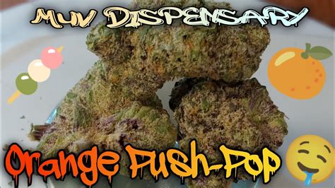 103 Orange Push Pop Official Video Product Review Muv Dispensary Youtube