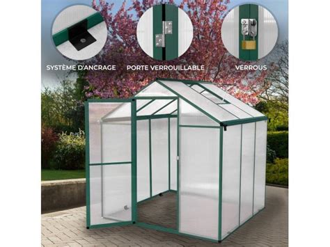 Tuinkas Polycarbonaat X X Cm Groen