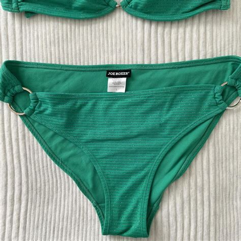 Joe Boxer Bikini Set Size Small Top And Size Large Depop