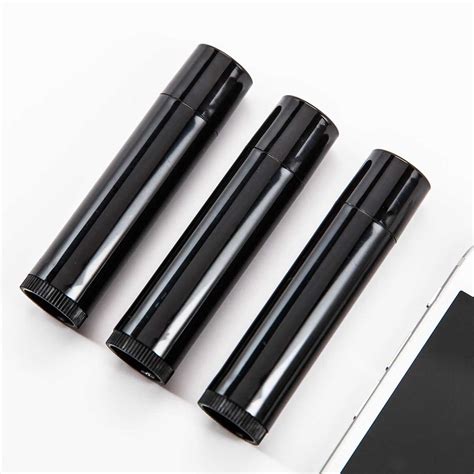 15 Oz Round Lip Balm Containers Black Bulk Packs Keepie Factory