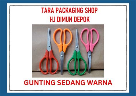 Jual Gunting Kertas Ukuran Sedang Di Seller Tara Packaging Shop