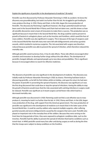 Gcse Aqa History Exam Question Answers Teaching Resources