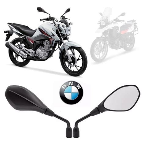 Retrovisor Bmw F Gs Fixo Rosca Honda Par Envio R Pido Kawasaki