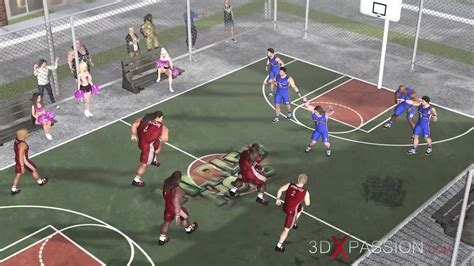 Basketball Players Fuck Hard A Sexy Cheerleader Girl On The Street