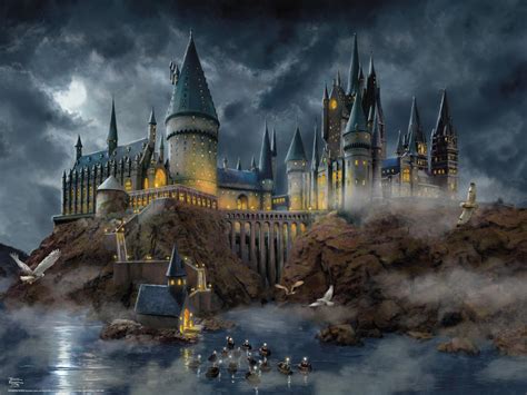 Ceaco - Thomas Kinkade - Harry Potter - Hogwart's Castle - 1500 Piece
