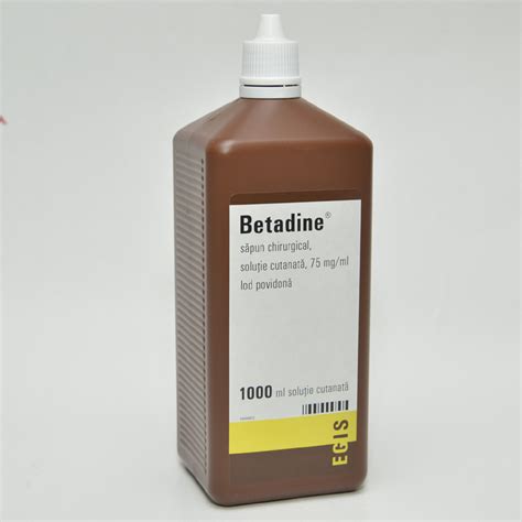 Betadine solutie externa 10%, 1000 ml | Catena | Preturi mici!