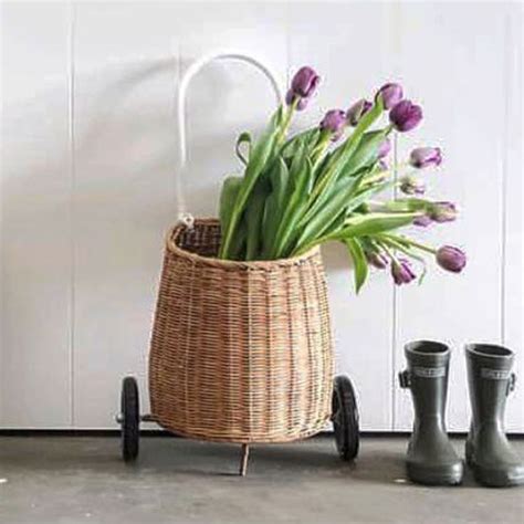 Olli Ella Big Berry Basket Straw Little French Heart Store Heirloom