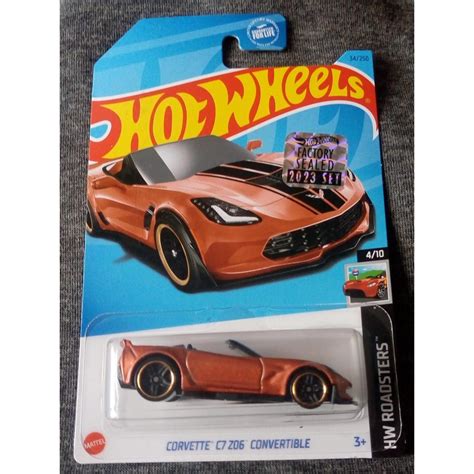 Hot Wheels Corvette C Z Convertible HW Roadsters Factory Sealed Brown Shopee Malaysia