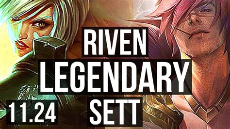 Riven Vs Sett Top Rank 5 Riven Legendary 1925 11m Mastery